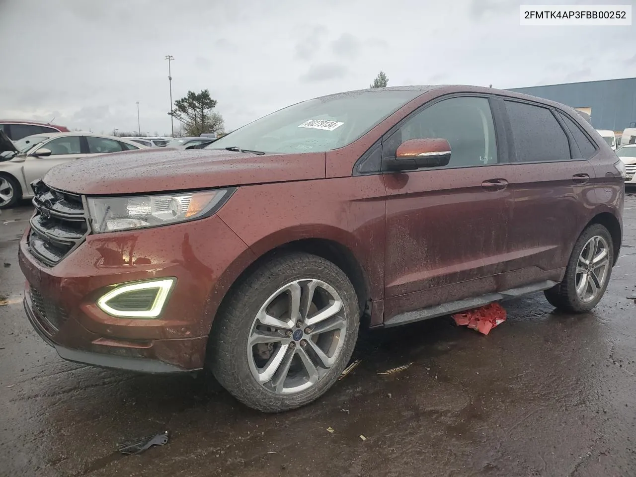 2015 Ford Edge Sport VIN: 2FMTK4AP3FBB00252 Lot: 80279134