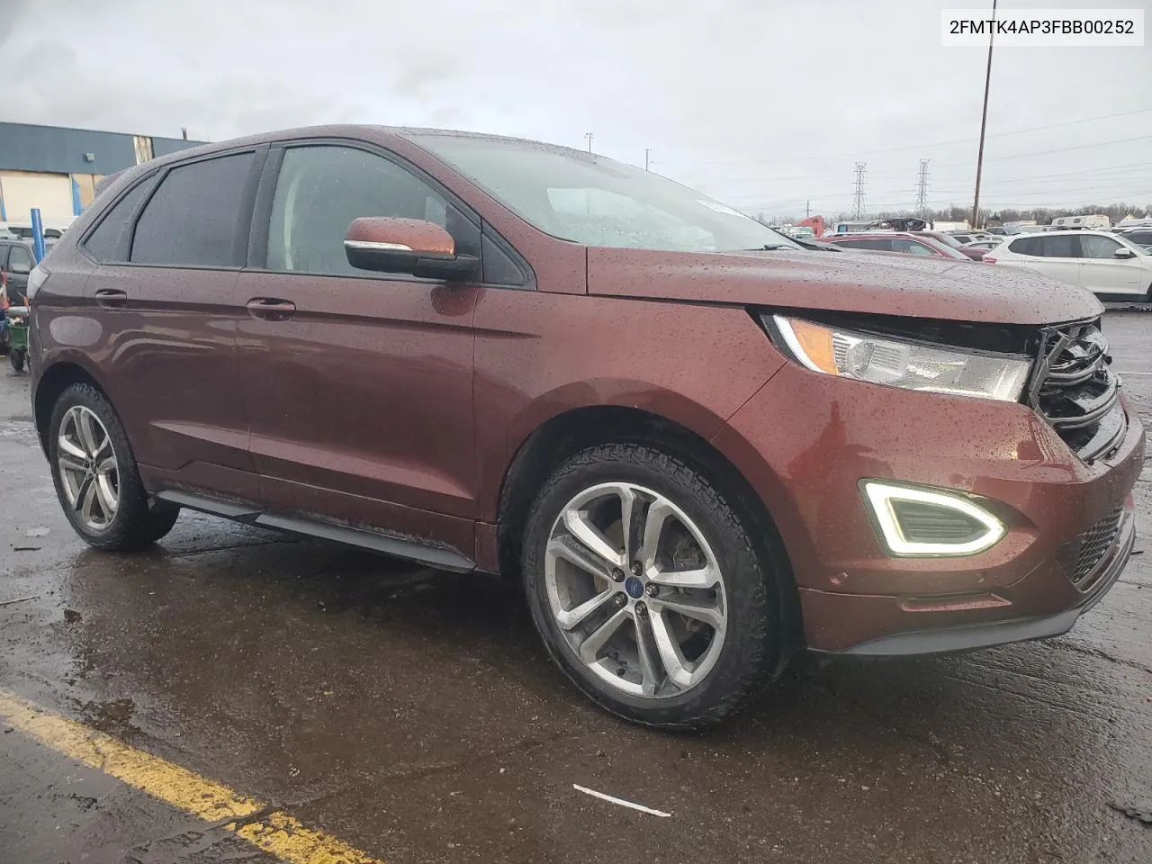 2015 Ford Edge Sport VIN: 2FMTK4AP3FBB00252 Lot: 80279134