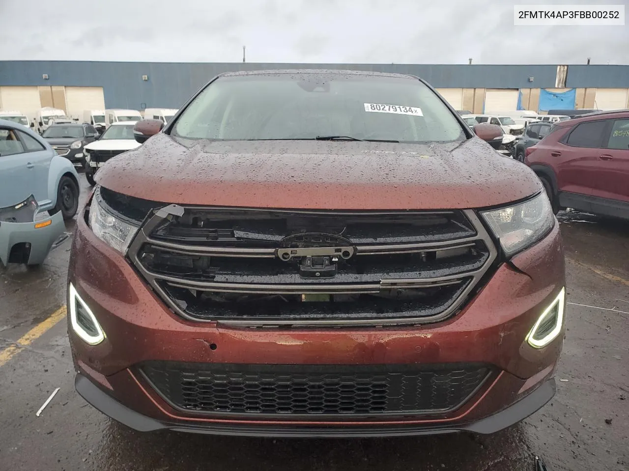 2015 Ford Edge Sport VIN: 2FMTK4AP3FBB00252 Lot: 80279134