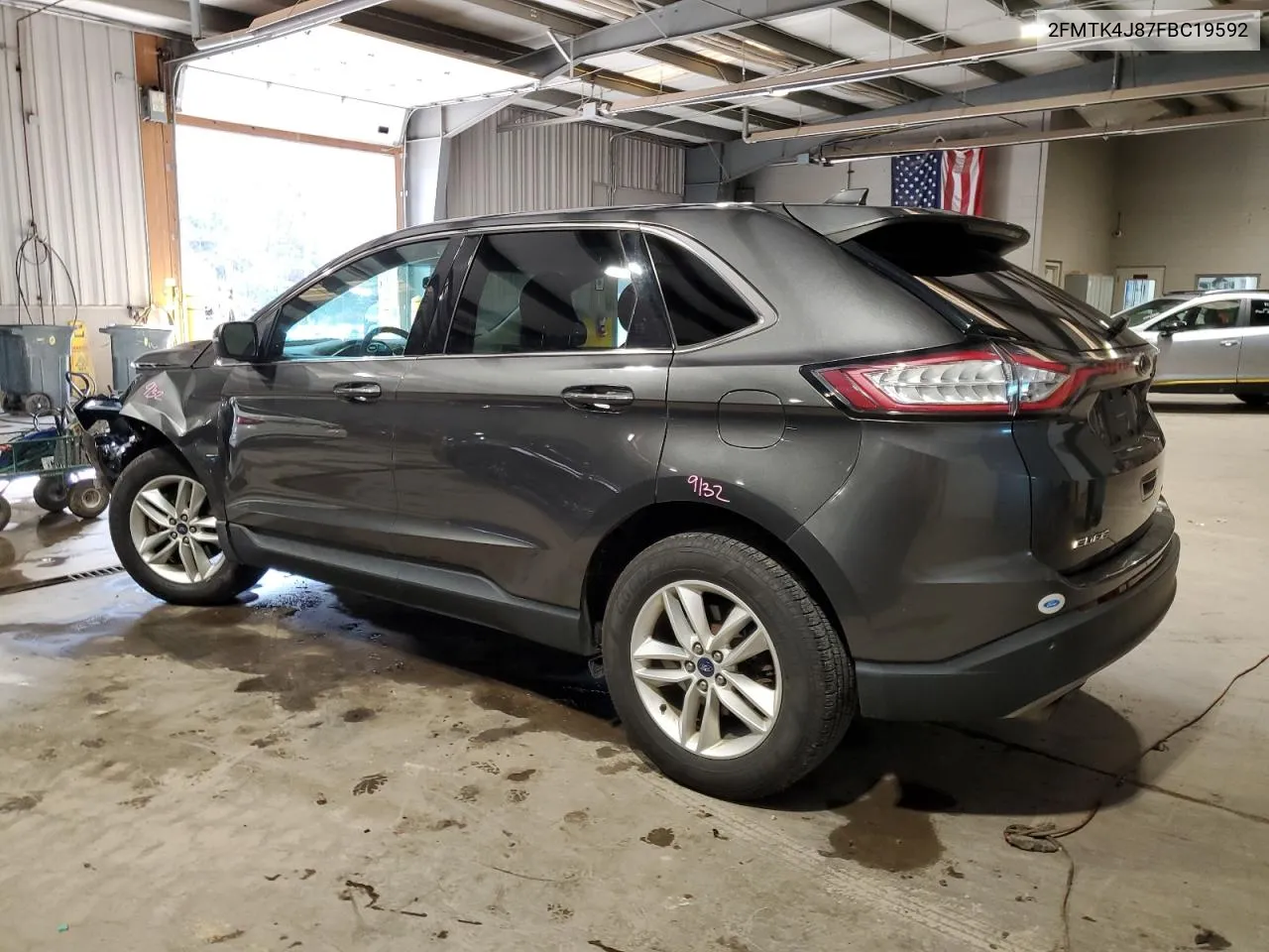 2015 Ford Edge Sel VIN: 2FMTK4J87FBC19592 Lot: 80285394