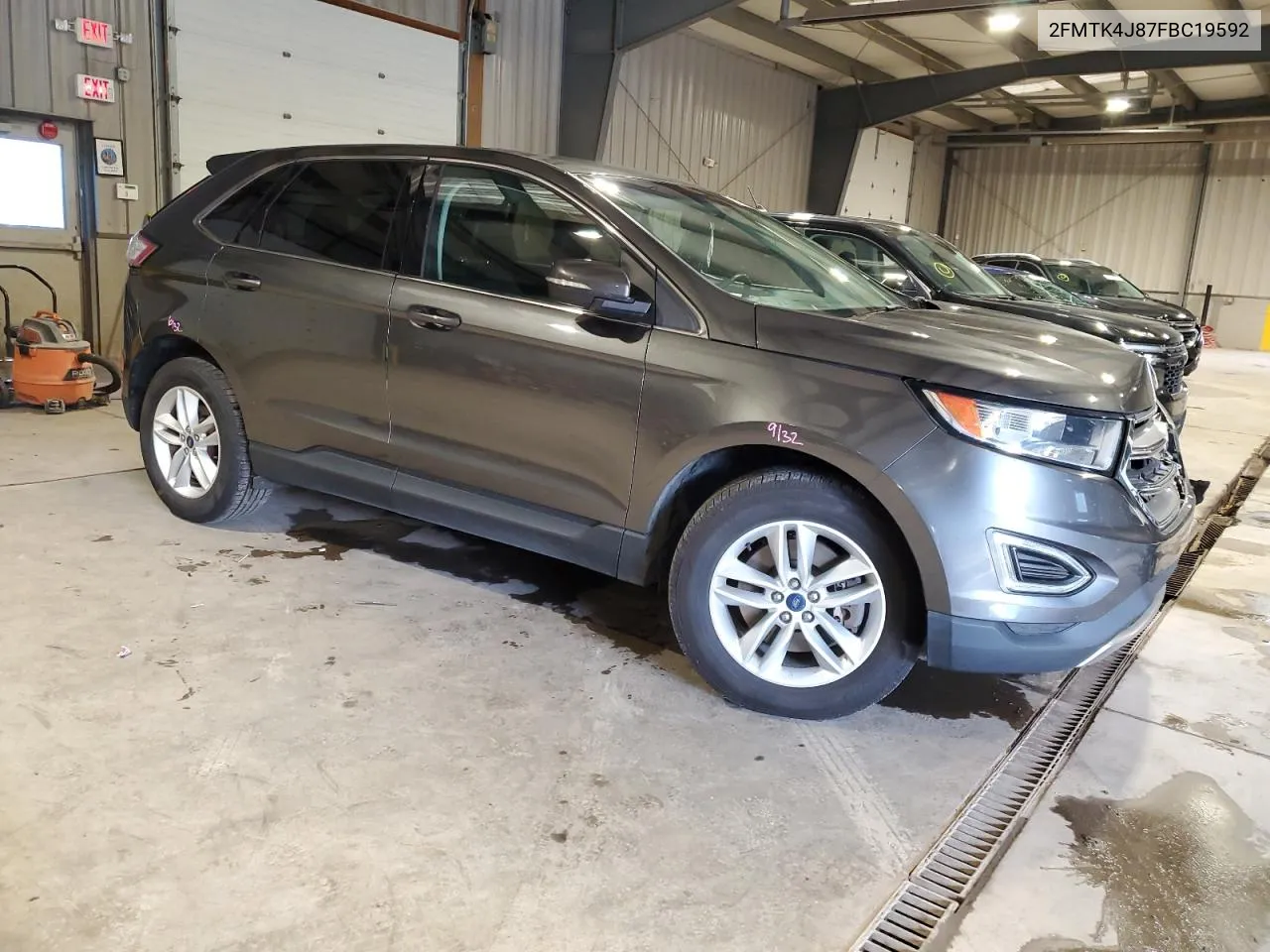 2015 Ford Edge Sel VIN: 2FMTK4J87FBC19592 Lot: 80285394