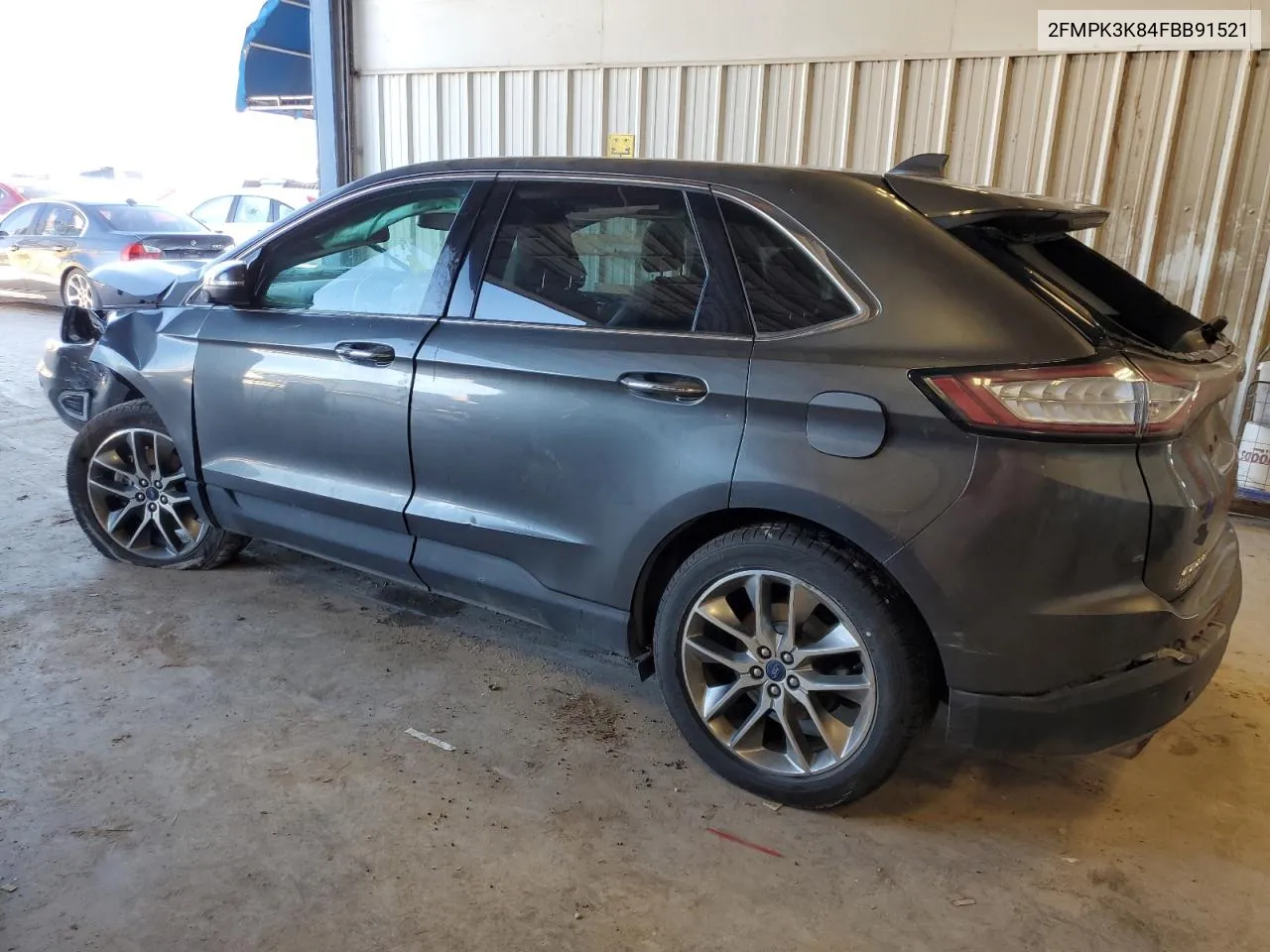 2015 Ford Edge Titanium VIN: 2FMPK3K84FBB91521 Lot: 80288944