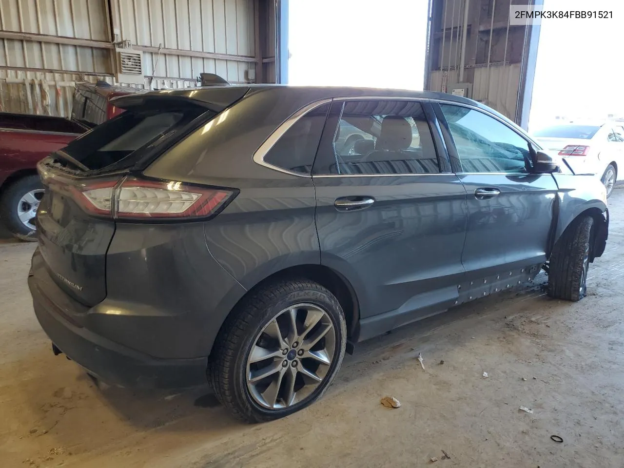 2015 Ford Edge Titanium VIN: 2FMPK3K84FBB91521 Lot: 80288944