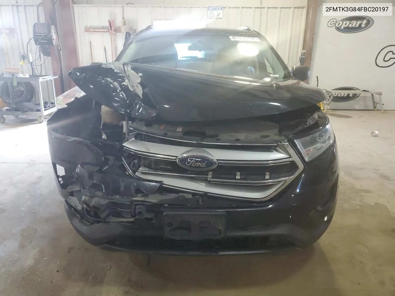 2015 Ford Edge Se VIN: 2FMTK3G84FBC20197 Lot: 81270774