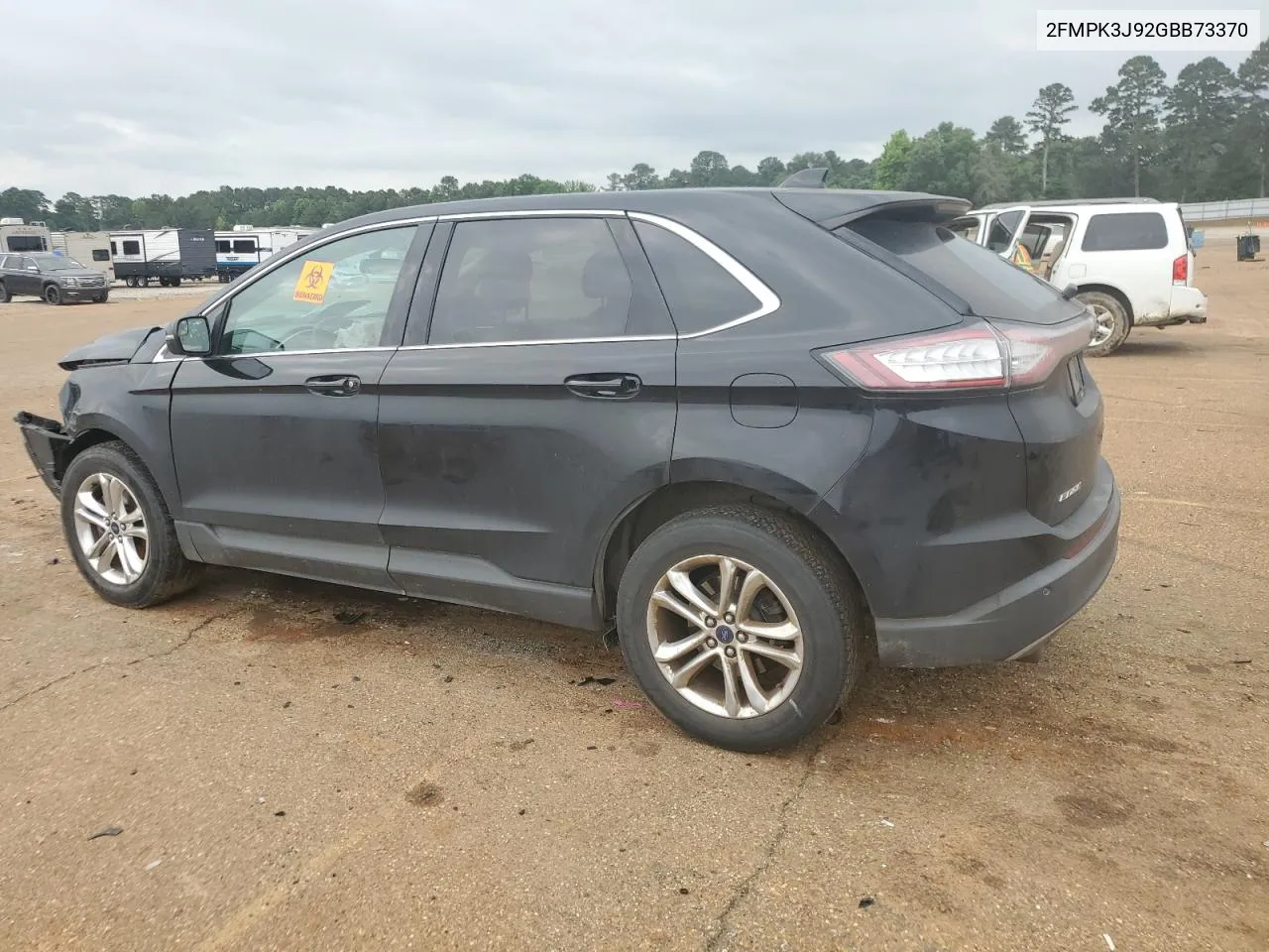 2016 Ford Edge Sel VIN: 2FMPK3J92GBB73370 Lot: 51957874