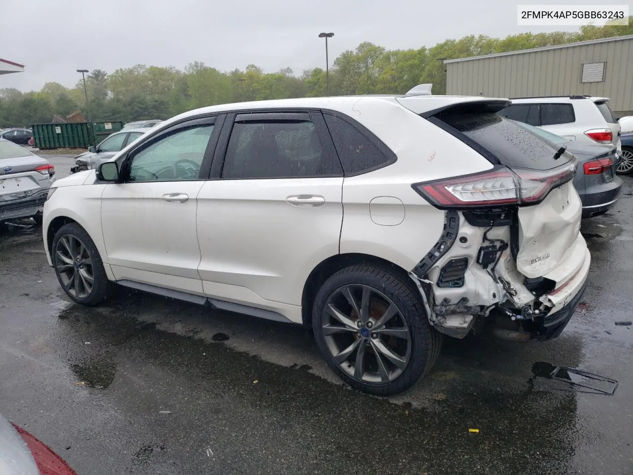 2016 Ford Edge Sport VIN: 2FMPK4AP5GBB63243 Lot: 53998154