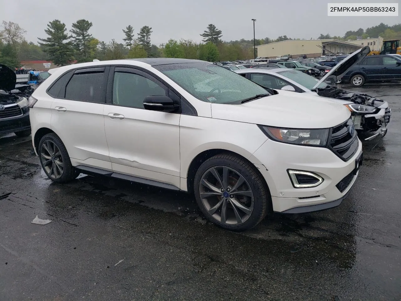 2016 Ford Edge Sport VIN: 2FMPK4AP5GBB63243 Lot: 53998154