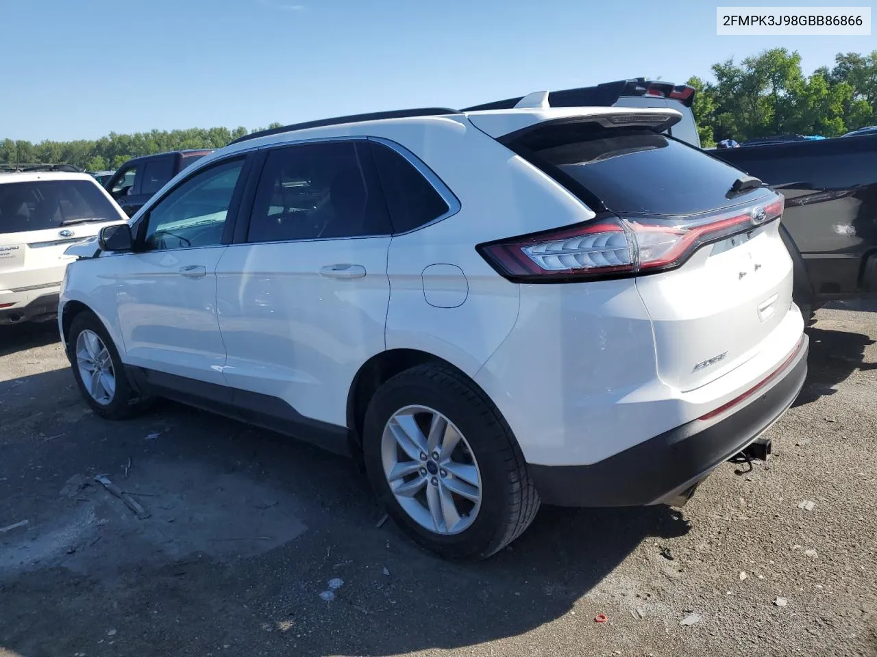 2016 Ford Edge Sel VIN: 2FMPK3J98GBB86866 Lot: 56302704