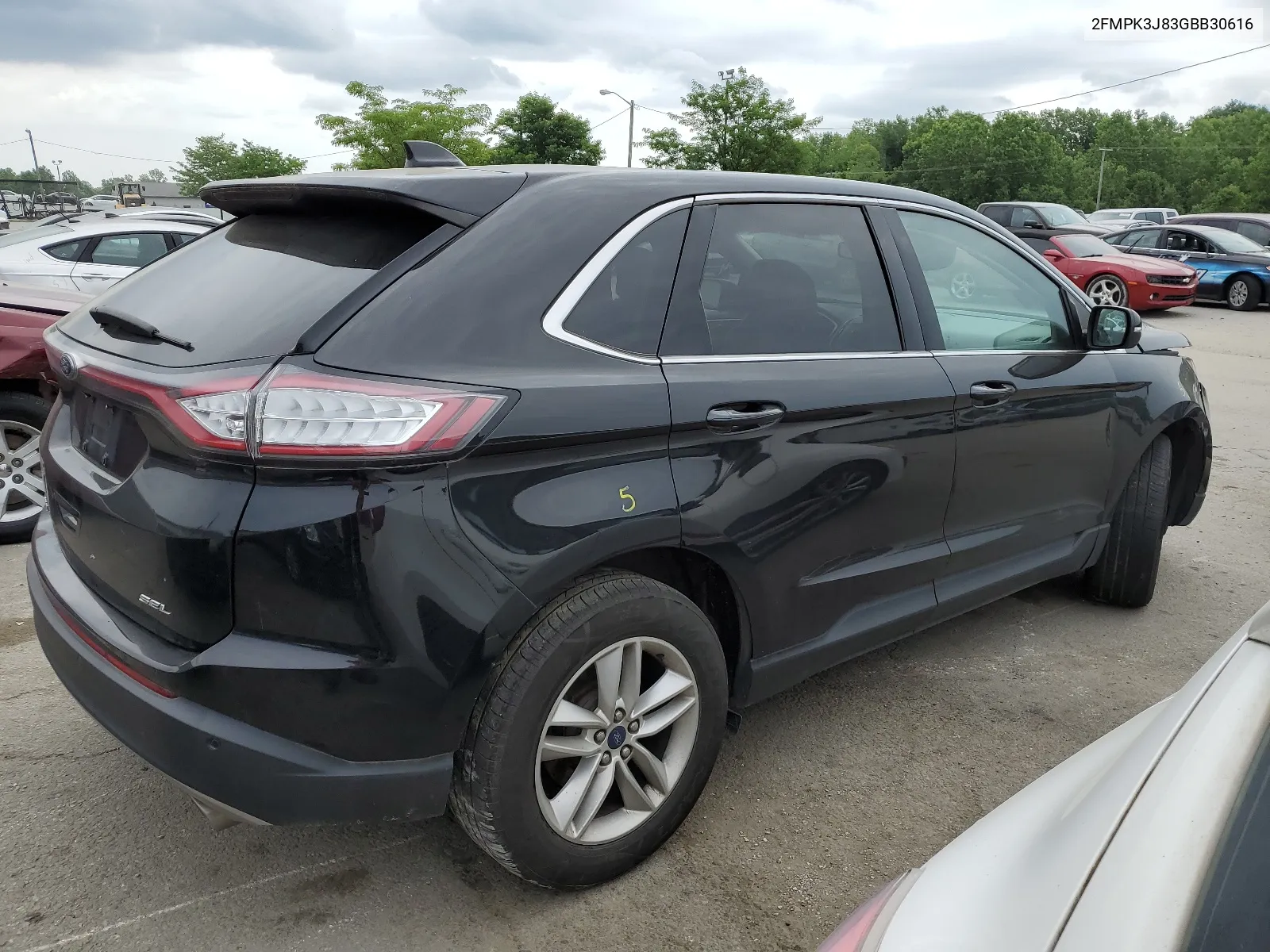 2016 Ford Edge Sel VIN: 2FMPK3J83GBB30616 Lot: 56498904