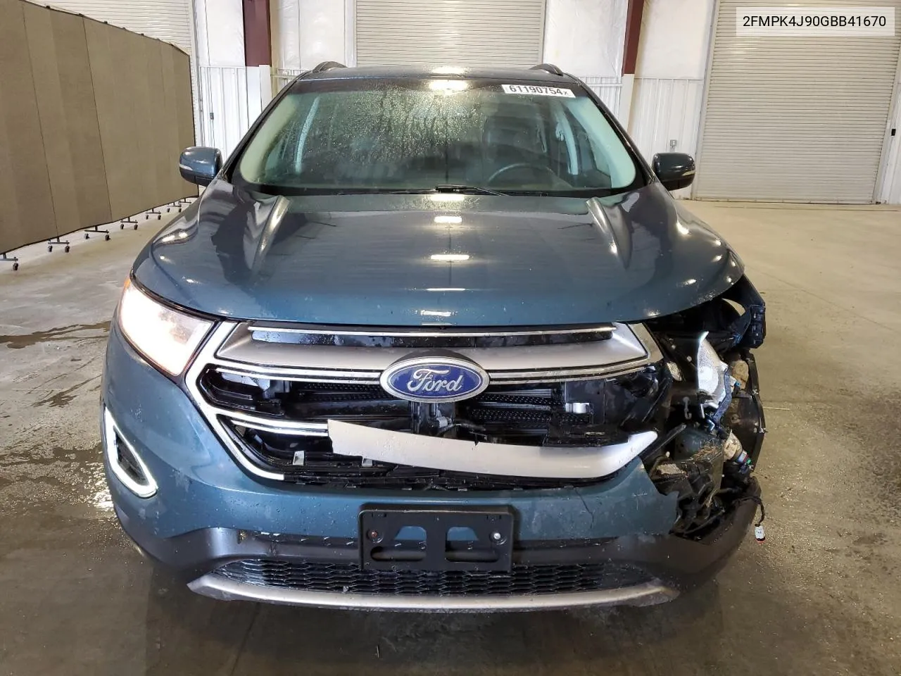 2016 Ford Edge Sel VIN: 2FMPK4J90GBB41670 Lot: 61190754