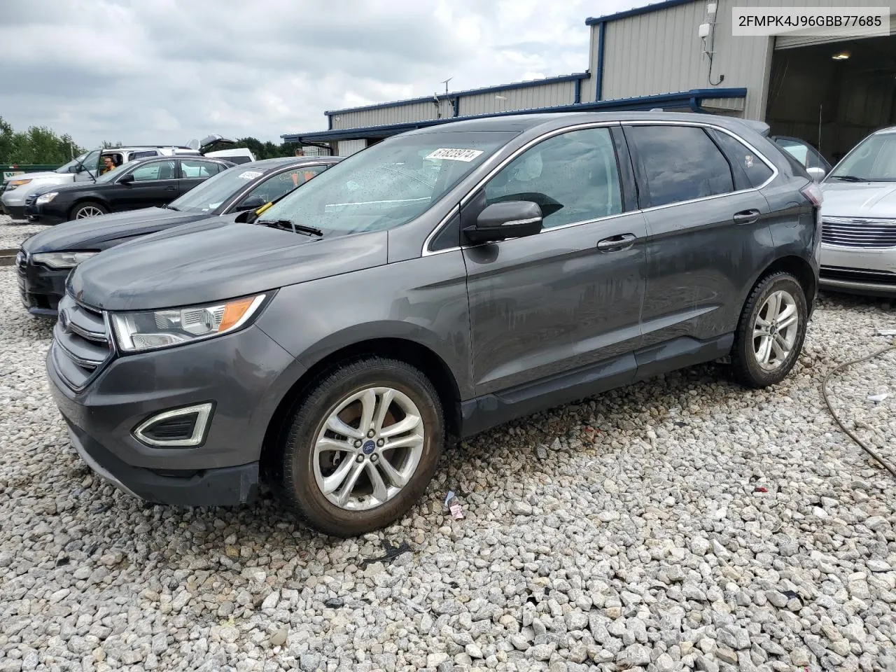 2016 Ford Edge Sel VIN: 2FMPK4J96GBB77685 Lot: 61823974