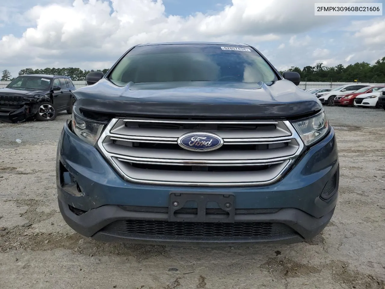 2016 Ford Edge Se VIN: 2FMPK3G96GBC21606 Lot: 62857434