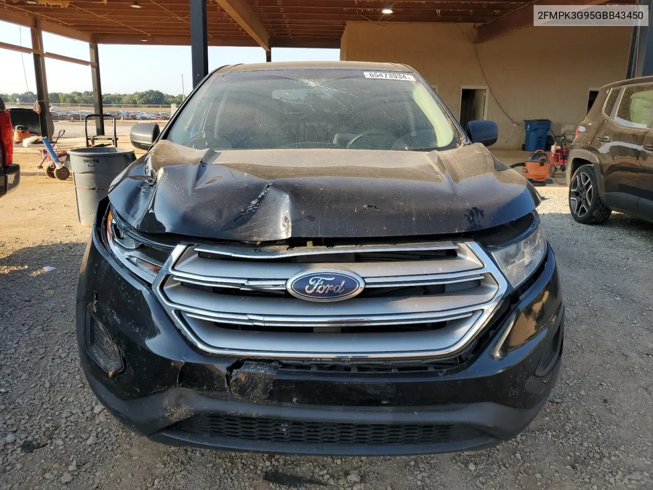 2016 Ford Edge Se VIN: 2FMPK3G95GBB43450 Lot: 65473934