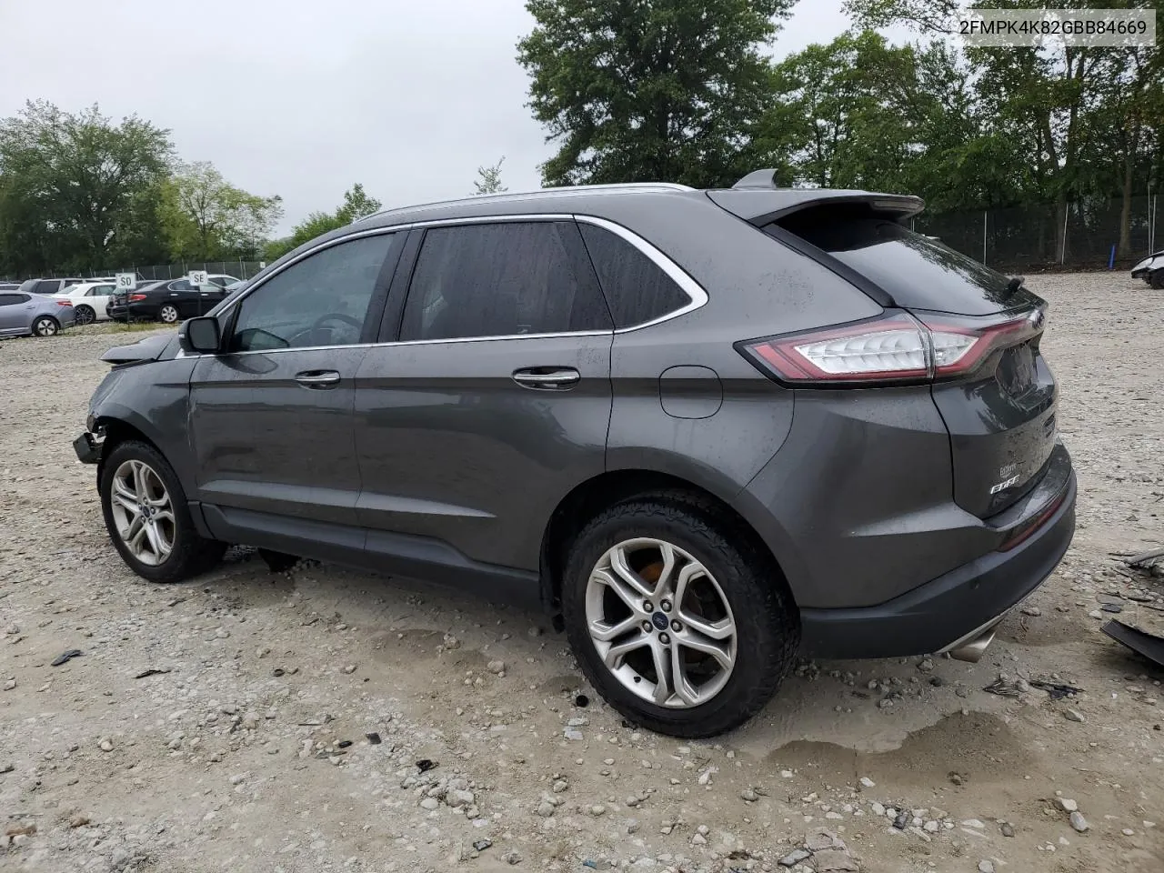 2016 Ford Edge Titanium VIN: 2FMPK4K82GBB84669 Lot: 66122794