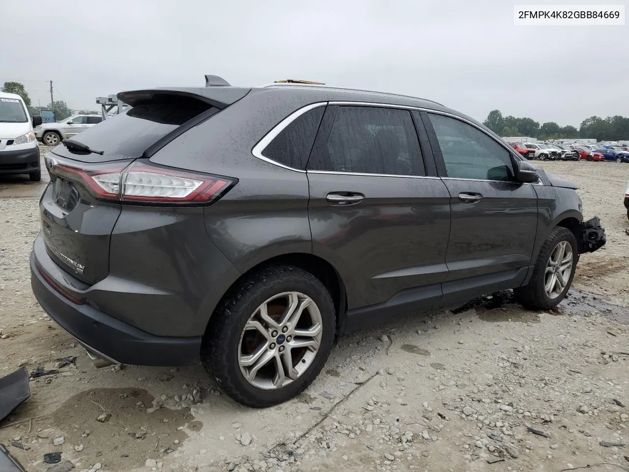 2016 Ford Edge Titanium VIN: 2FMPK4K82GBB84669 Lot: 66122794