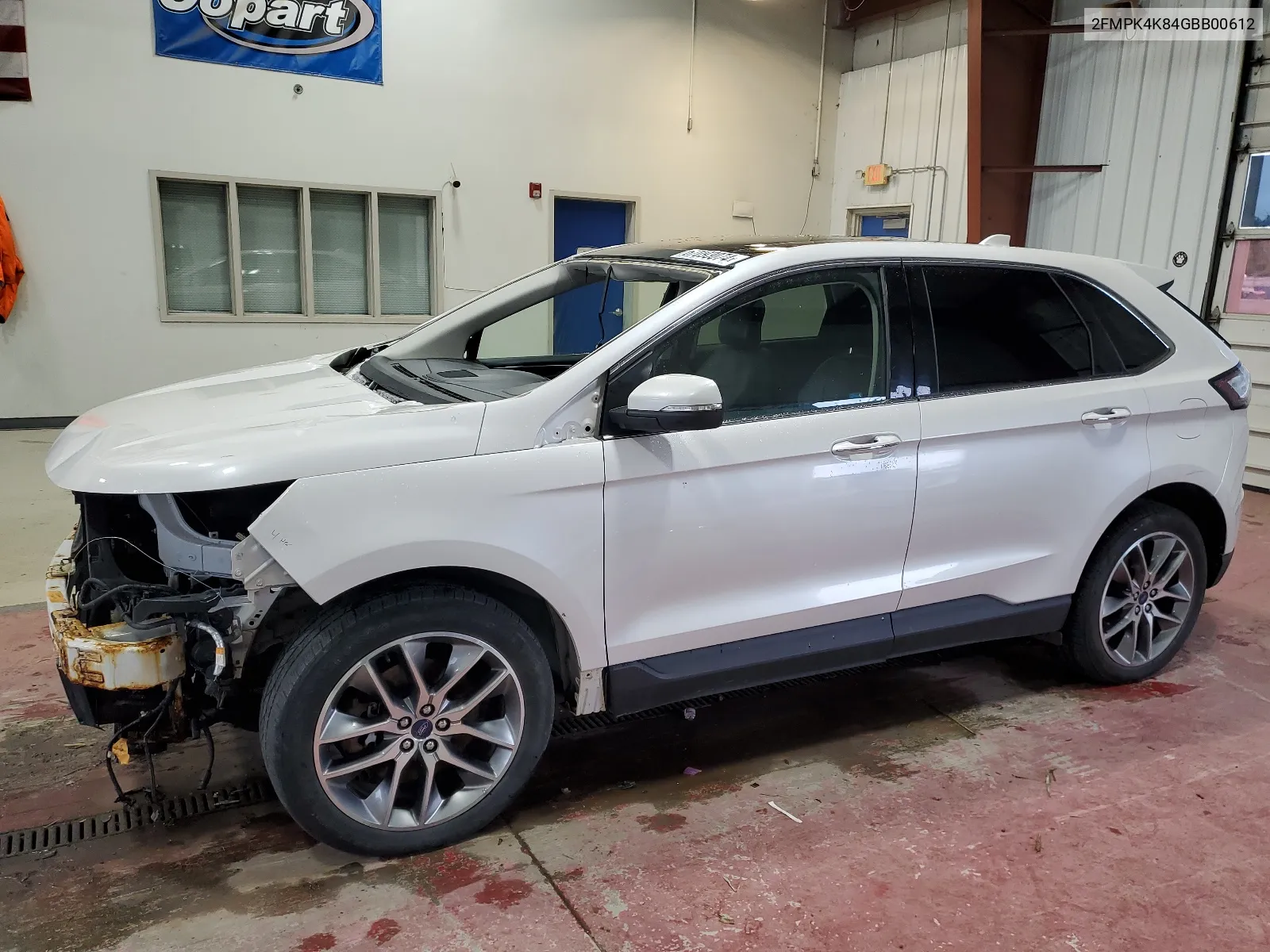 2FMPK4K84GBB00612 2016 Ford Edge Titanium