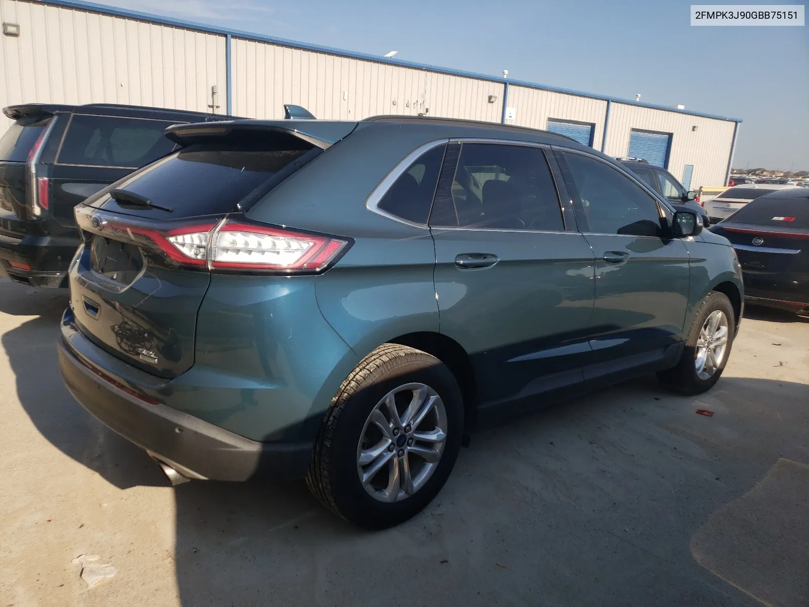 2016 Ford Edge Sel VIN: 2FMPK3J90GBB75151 Lot: 67153474