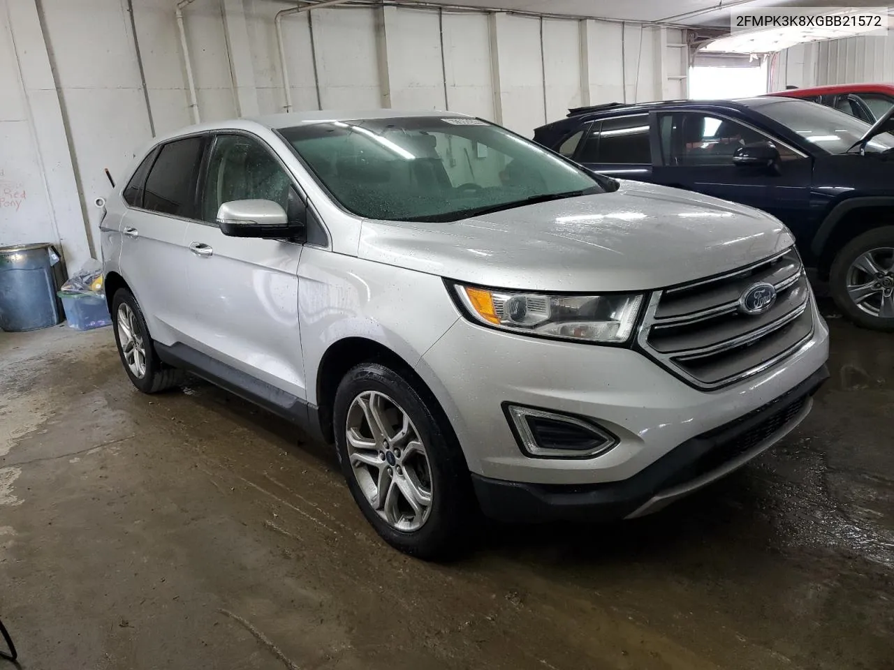 2016 Ford Edge Titanium VIN: 2FMPK3K8XGBB21572 Lot: 67398244