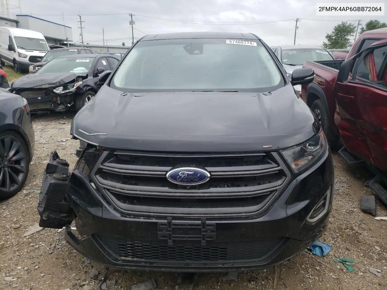 2016 Ford Edge Sport VIN: 2FMPK4AP6GBB72064 Lot: 67460774