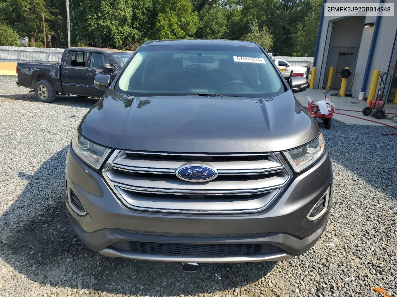 2016 Ford Edge Sel VIN: 2FMPK3J92GBB14948 Lot: 67650054