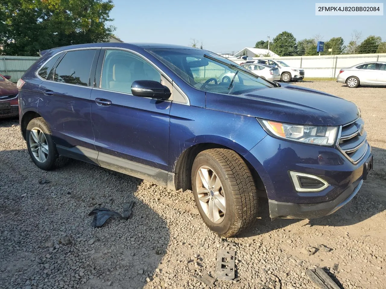 2016 Ford Edge Sel VIN: 2FMPK4J82GBB02084 Lot: 69064624