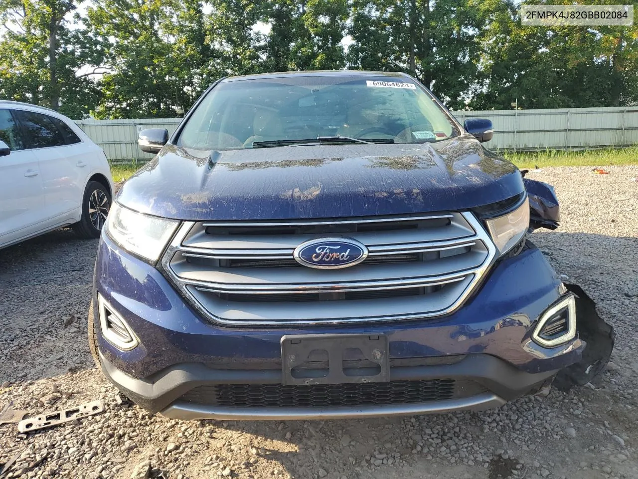 2016 Ford Edge Sel VIN: 2FMPK4J82GBB02084 Lot: 69064624