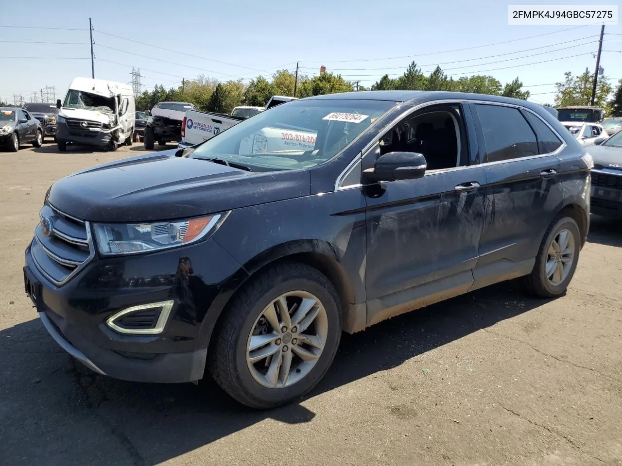 2016 Ford Edge Sel VIN: 2FMPK4J94GBC57275 Lot: 69279264