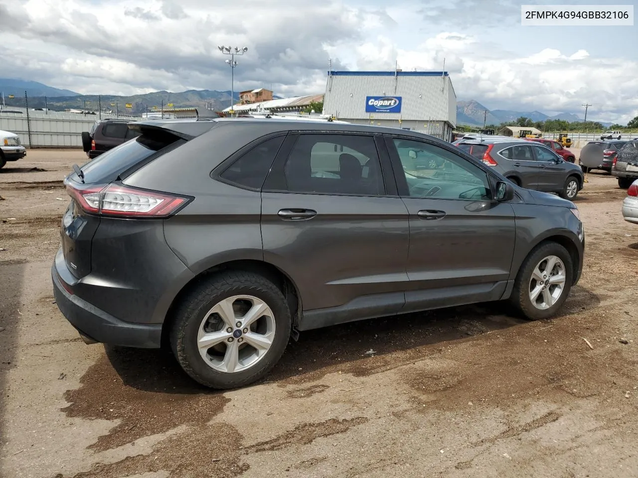 2016 Ford Edge Se VIN: 2FMPK4G94GBB32106 Lot: 69367864