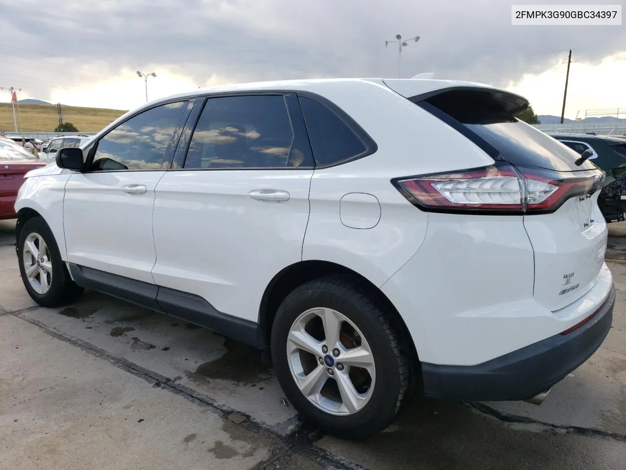 2016 Ford Edge Se VIN: 2FMPK3G90GBC34397 Lot: 69894754