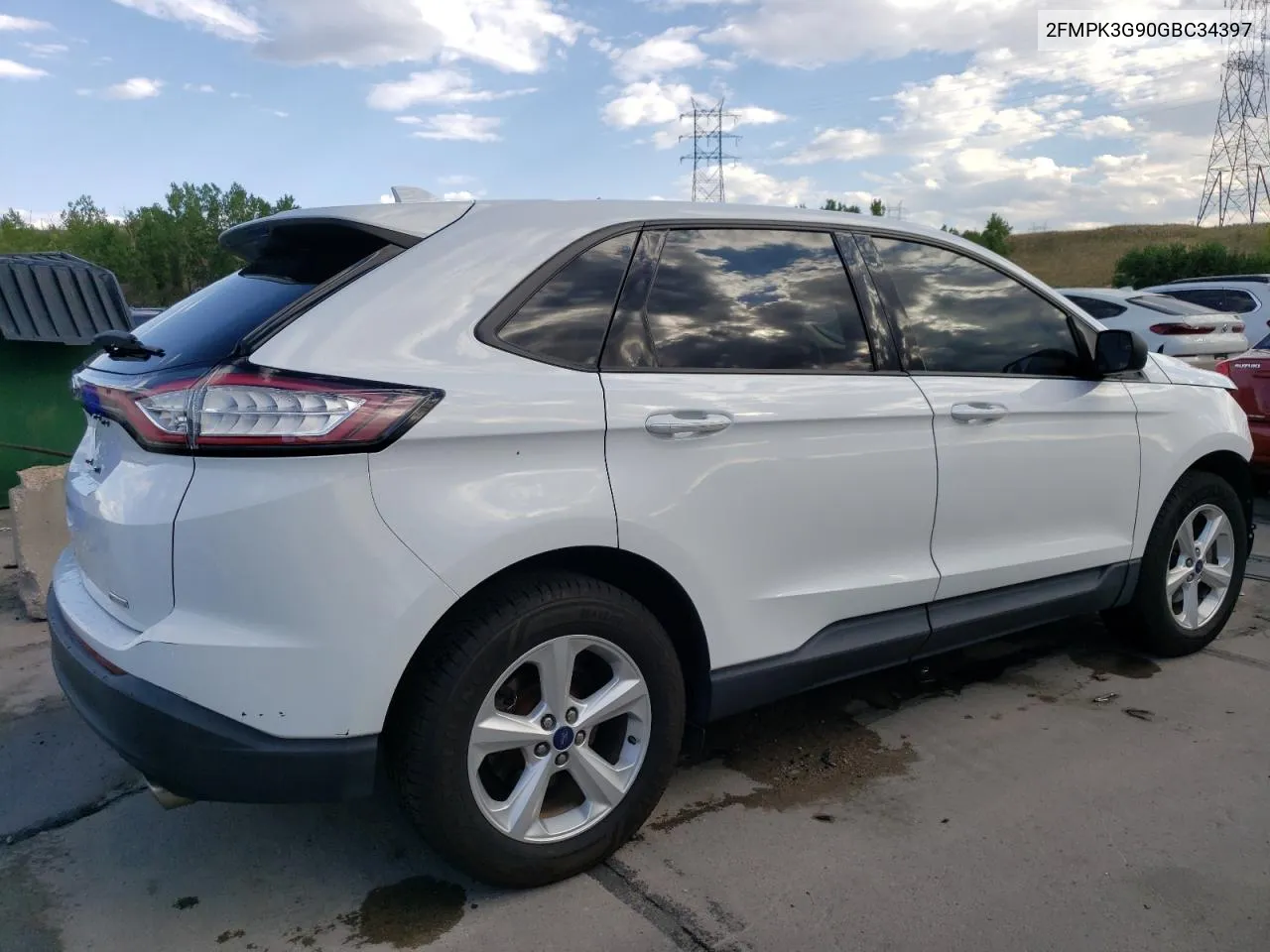 2016 Ford Edge Se VIN: 2FMPK3G90GBC34397 Lot: 69894754