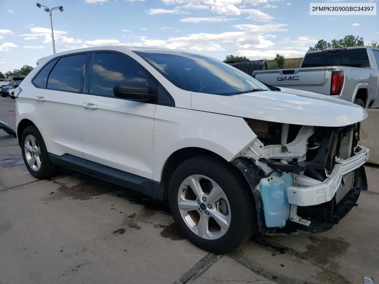 2016 Ford Edge Se VIN: 2FMPK3G90GBC34397 Lot: 69894754