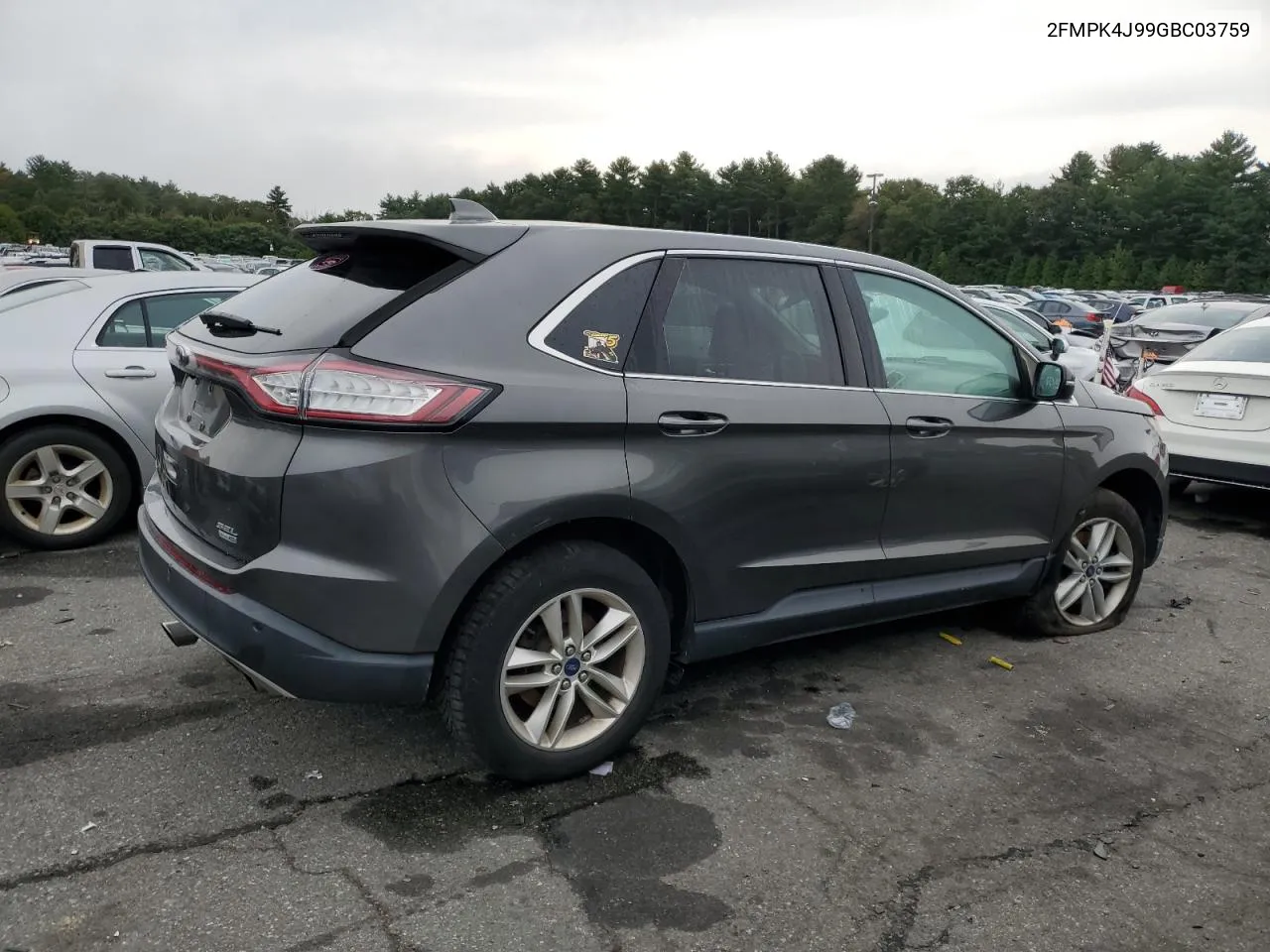 2016 Ford Edge Sel VIN: 2FMPK4J99GBC03759 Lot: 69984774