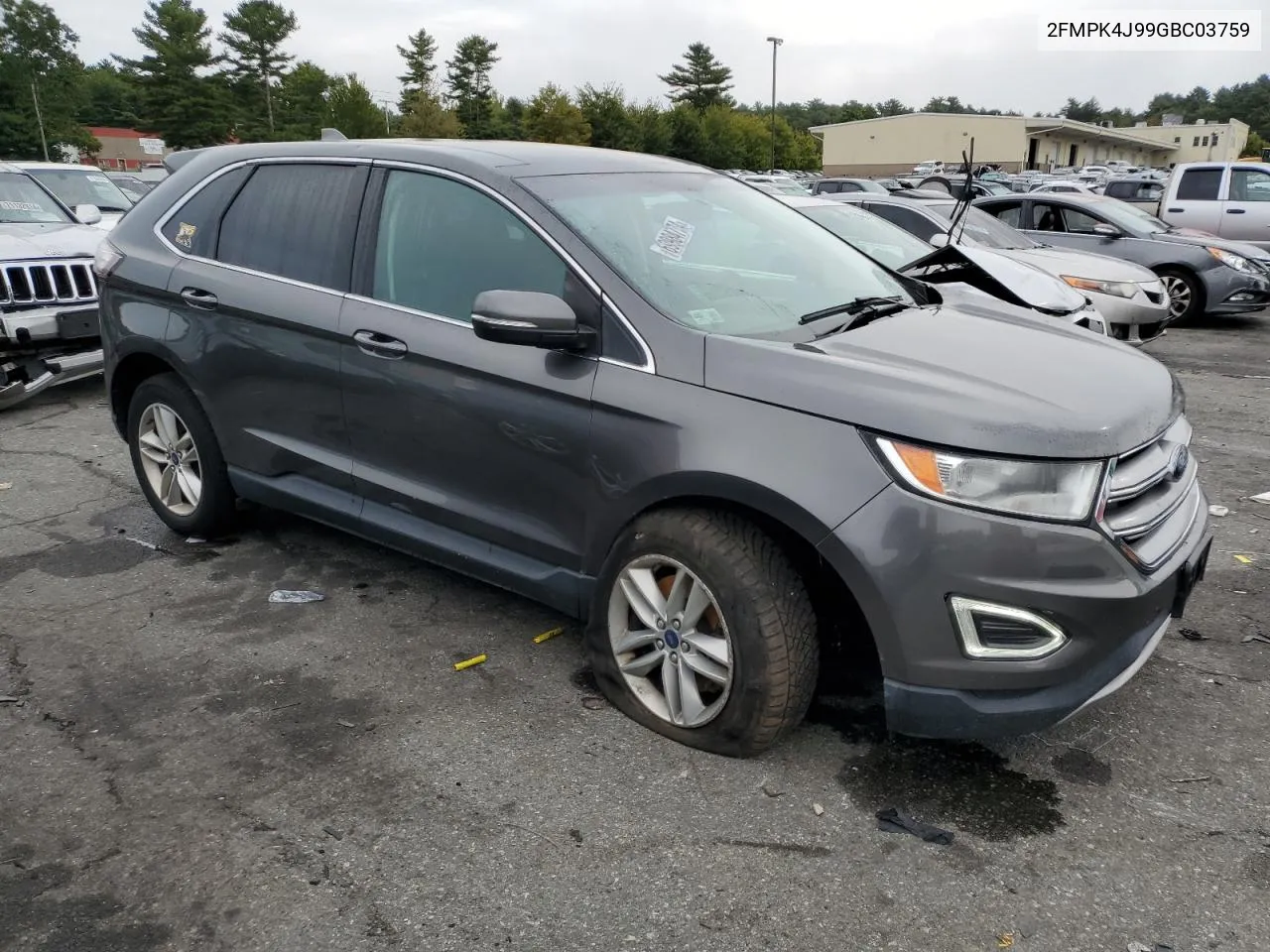 2016 Ford Edge Sel VIN: 2FMPK4J99GBC03759 Lot: 69984774