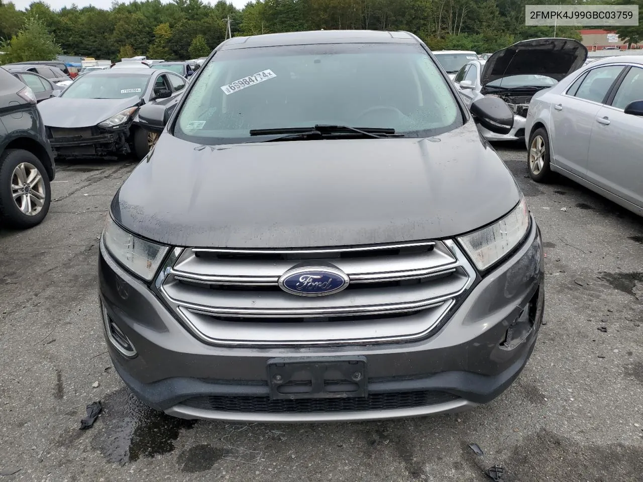 2016 Ford Edge Sel VIN: 2FMPK4J99GBC03759 Lot: 69984774