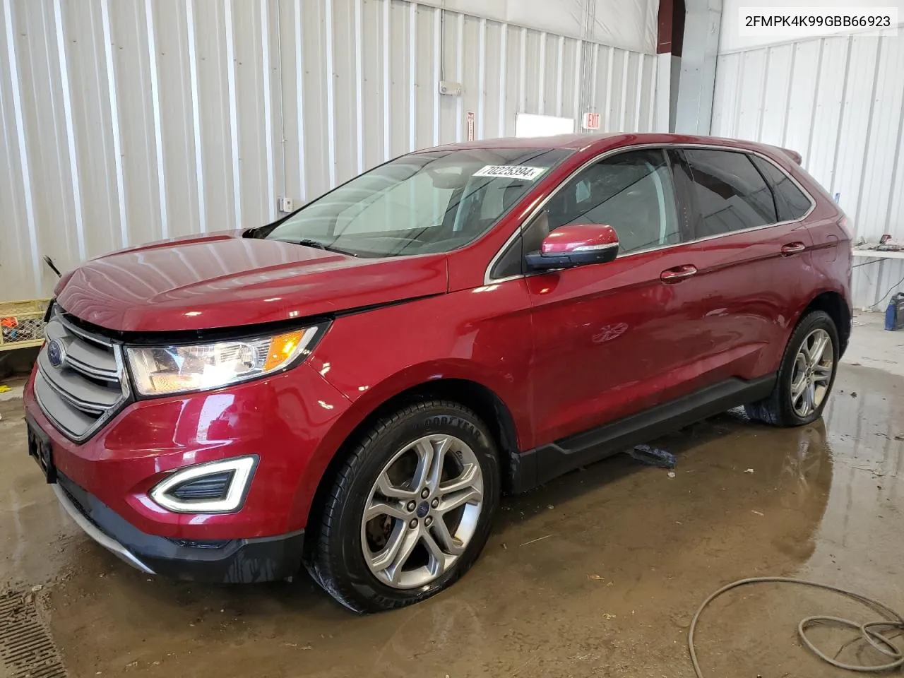 2016 Ford Edge Titanium VIN: 2FMPK4K99GBB66923 Lot: 70225394