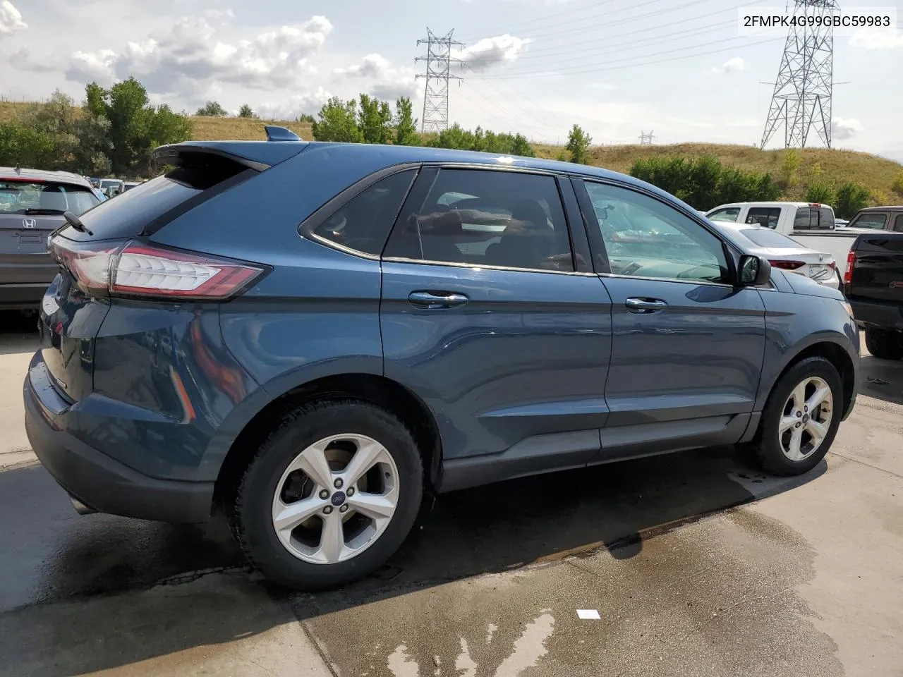 2016 Ford Edge Se VIN: 2FMPK4G99GBC59983 Lot: 70448814