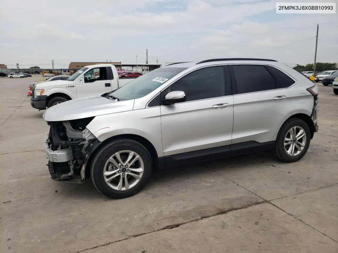 2016 Ford Edge Sel VIN: 2FMPK3J8XGBB10993 Lot: 70497994