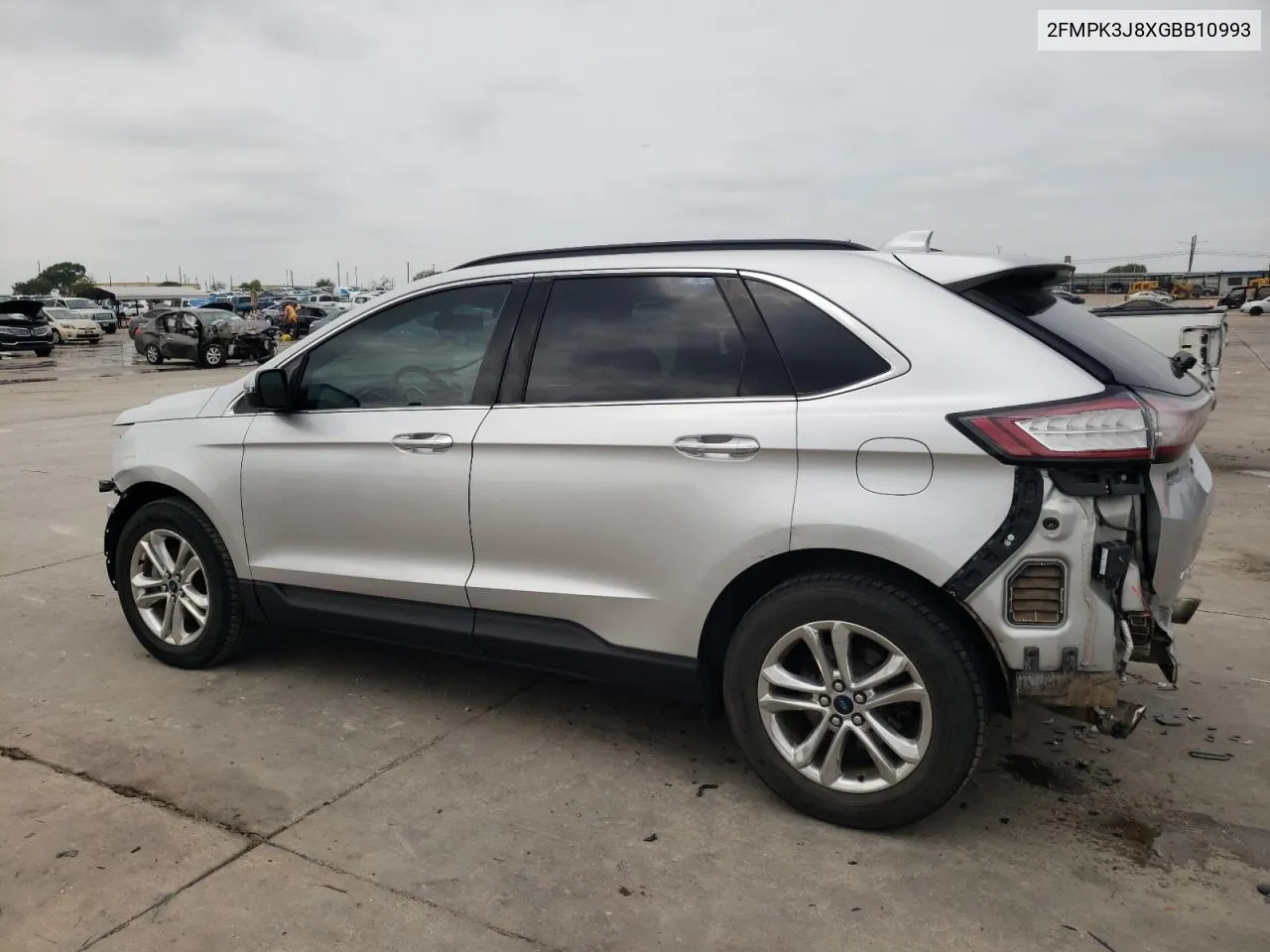 2016 Ford Edge Sel VIN: 2FMPK3J8XGBB10993 Lot: 70497994