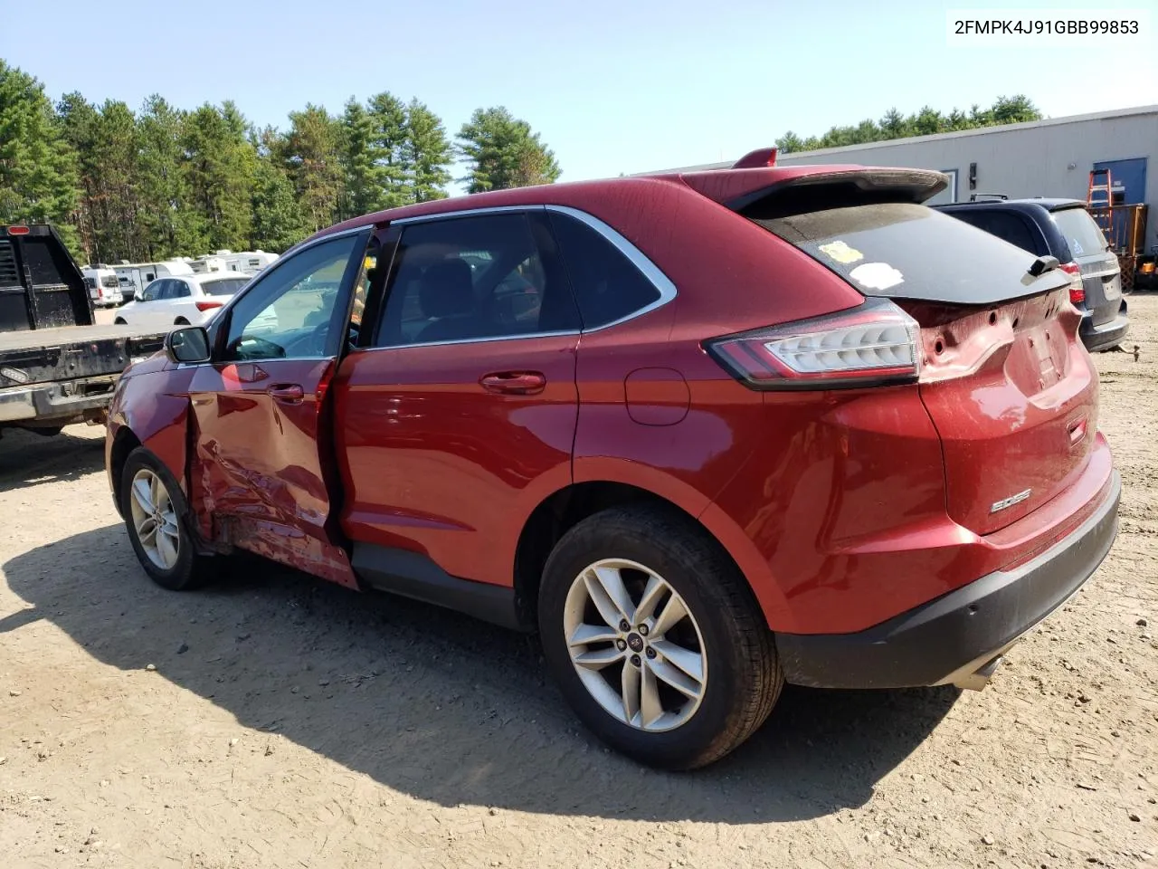 2016 Ford Edge Sel VIN: 2FMPK4J91GBB99853 Lot: 70644294