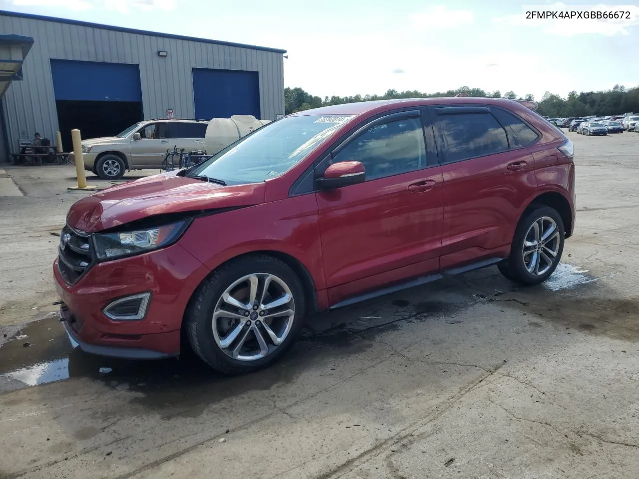 2016 Ford Edge Sport VIN: 2FMPK4APXGBB66672 Lot: 70702814