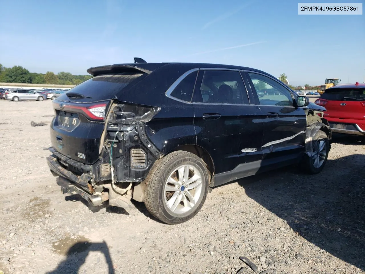 2016 Ford Edge Sel VIN: 2FMPK4J96GBC57861 Lot: 70725234