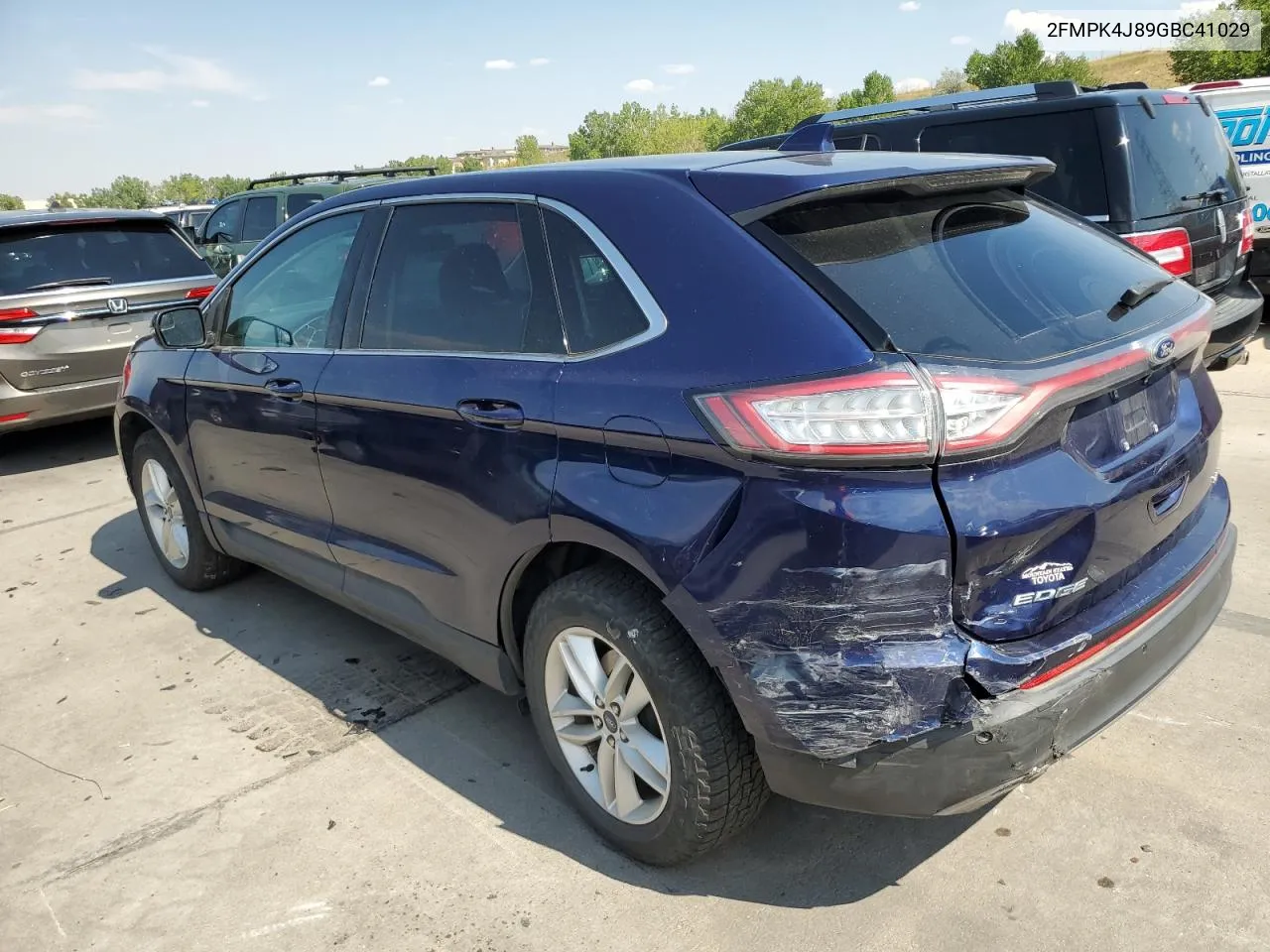 2016 Ford Edge Sel VIN: 2FMPK4J89GBC41029 Lot: 71052064