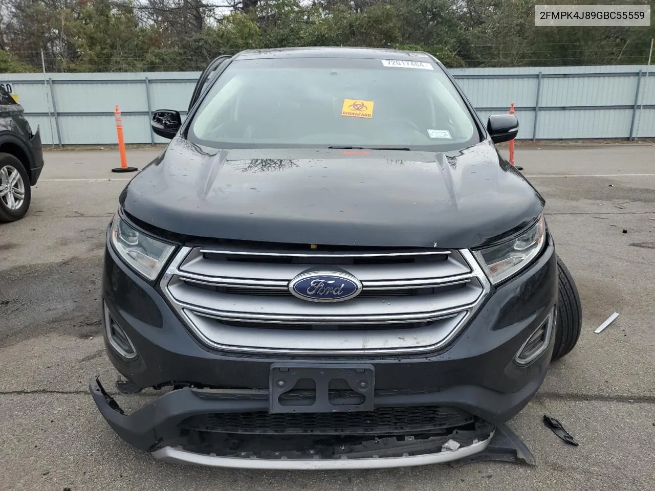 2016 Ford Edge Sel VIN: 2FMPK4J89GBC55559 Lot: 72017484