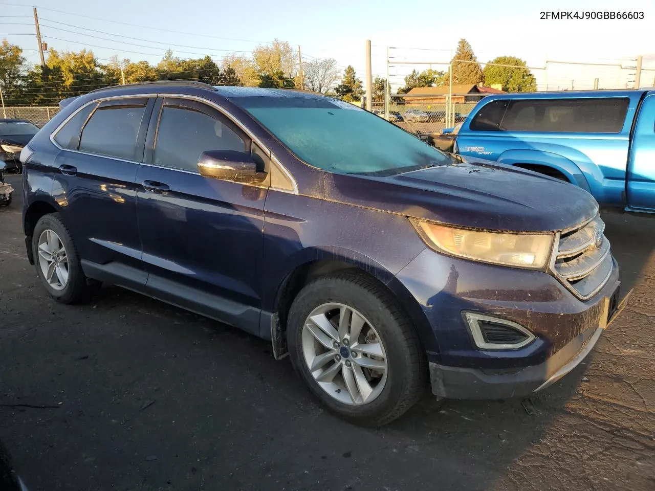 2016 Ford Edge Sel VIN: 2FMPK4J90GBB66603 Lot: 72052494