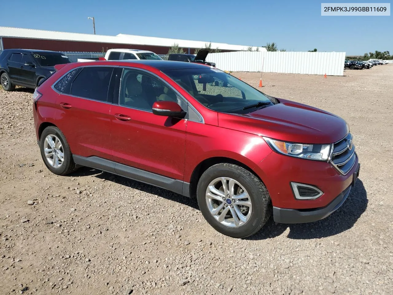 2016 Ford Edge Sel VIN: 2FMPK3J99GBB11609 Lot: 72088624