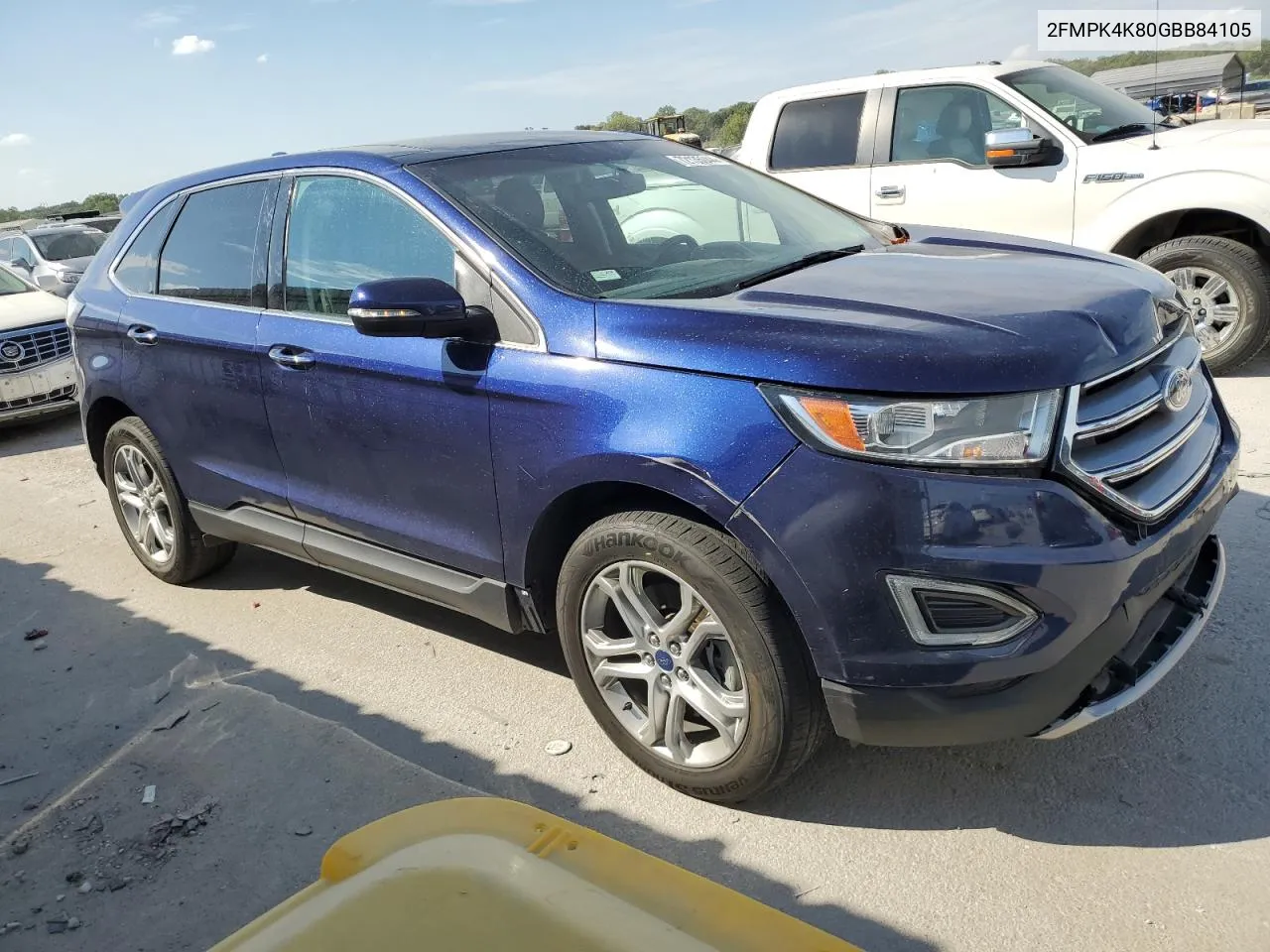 2016 Ford Edge Titanium VIN: 2FMPK4K80GBB84105 Lot: 72135044