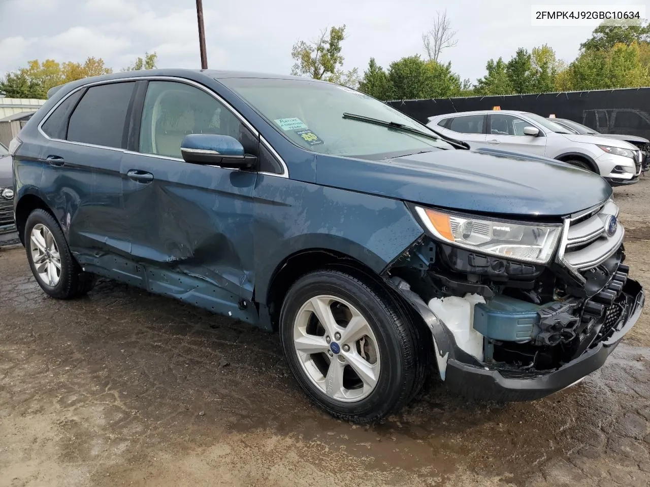 2016 Ford Edge Sel VIN: 2FMPK4J92GBC10634 Lot: 72142774