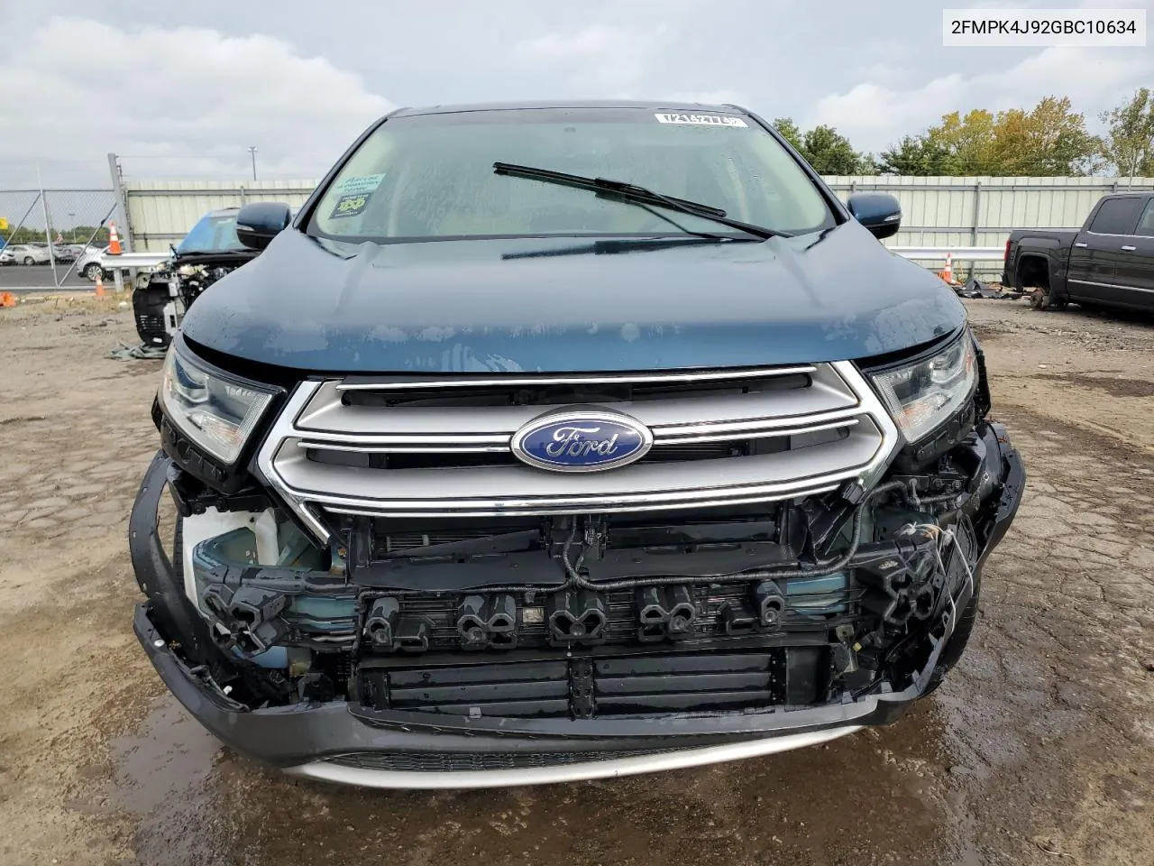 2016 Ford Edge Sel VIN: 2FMPK4J92GBC10634 Lot: 72142774