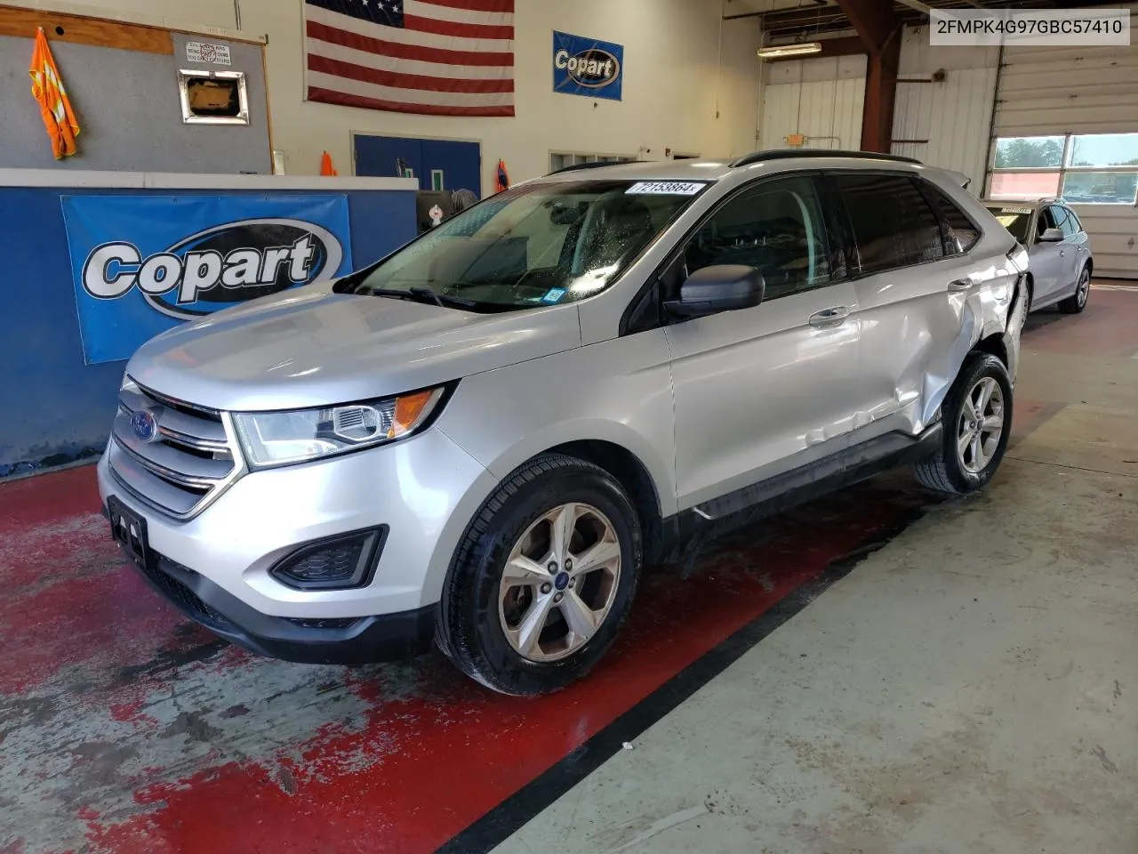 2016 Ford Edge Se VIN: 2FMPK4G97GBC57410 Lot: 72153864