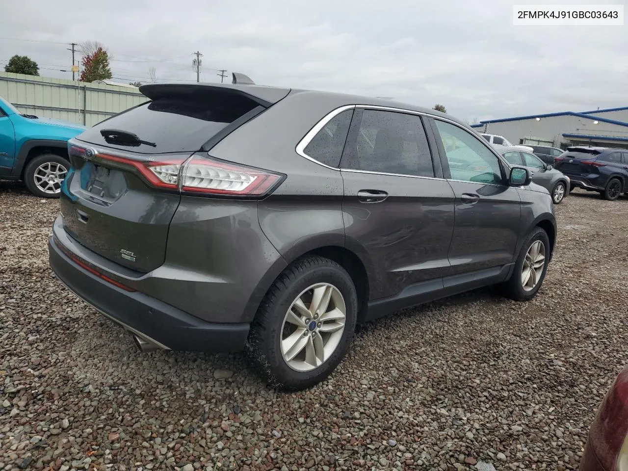 2016 Ford Edge Sel VIN: 2FMPK4J91GBC03643 Lot: 72168064